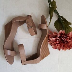 [Charlotte Russe Two Piece Wedge Heels
